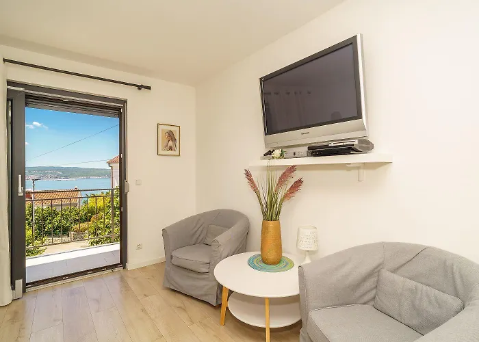 Grosses Nur 500 Meter Zum Mit Meerblick, Parkplatz, Waschmaschine Apartment