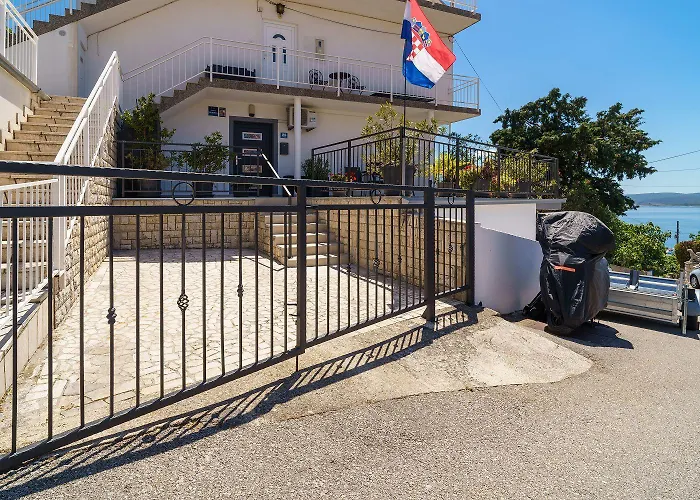 Grosses Nur 500 Meter Zum Mit Meerblick, Parkplatz, Waschmaschine 아파트